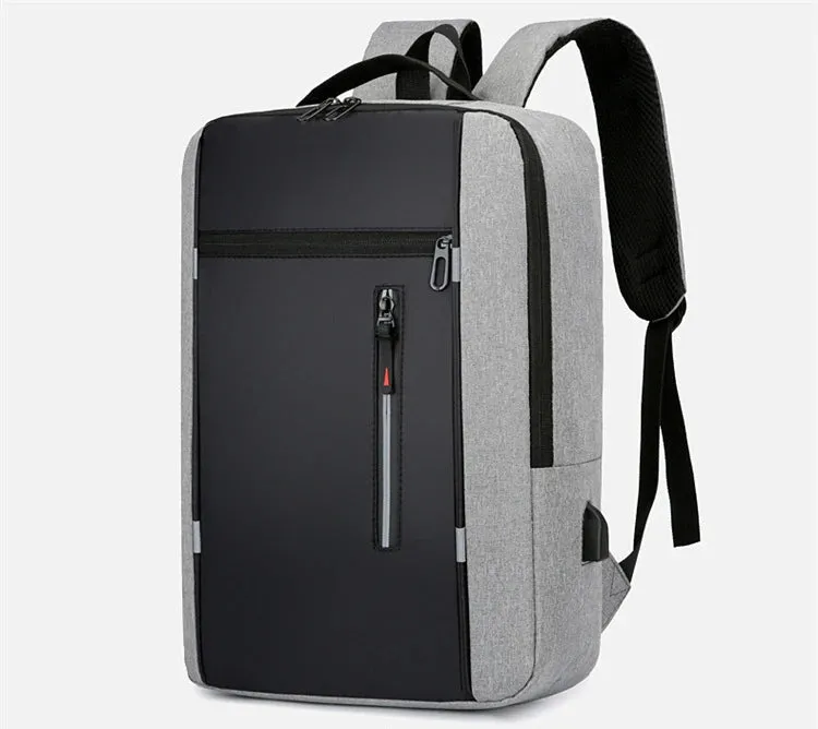 Waterproof Business Backpack Men USB School Backpacks 15.6 Inch Laptop Backpack Large Capacity Bagpacks for Men Back Pack Bags