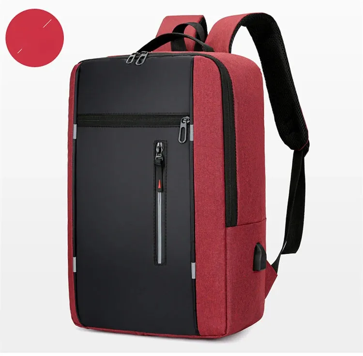 Waterproof Business Backpack Men USB School Backpacks 15.6 Inch Laptop Backpack Large Capacity Bagpacks for Men Back Pack Bags
