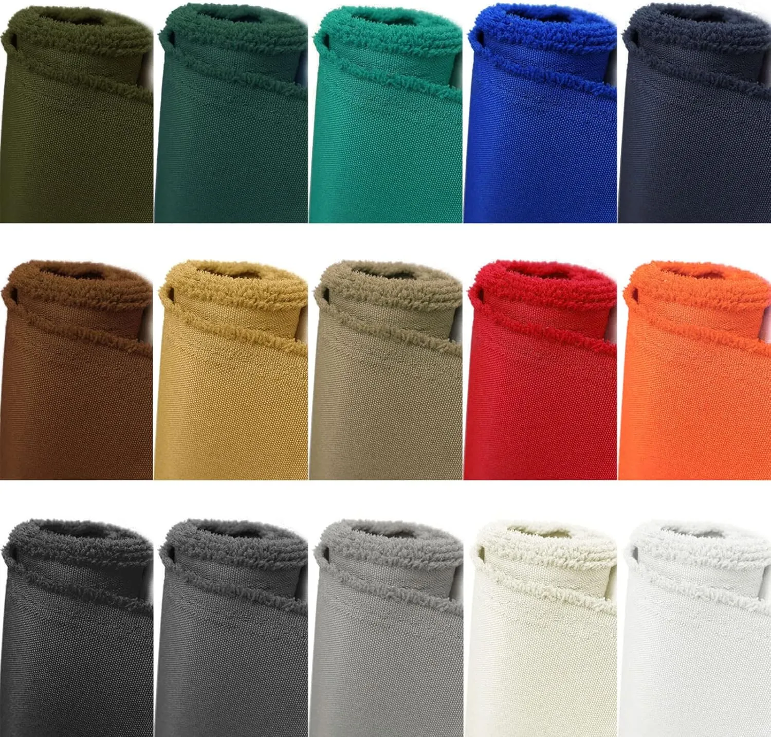 Waterproof Fabric by The Yard 600d Cordura Canvas Fabric 58 inch Wide for Indoor Outdoor Patio 5 Yards, Teal Green