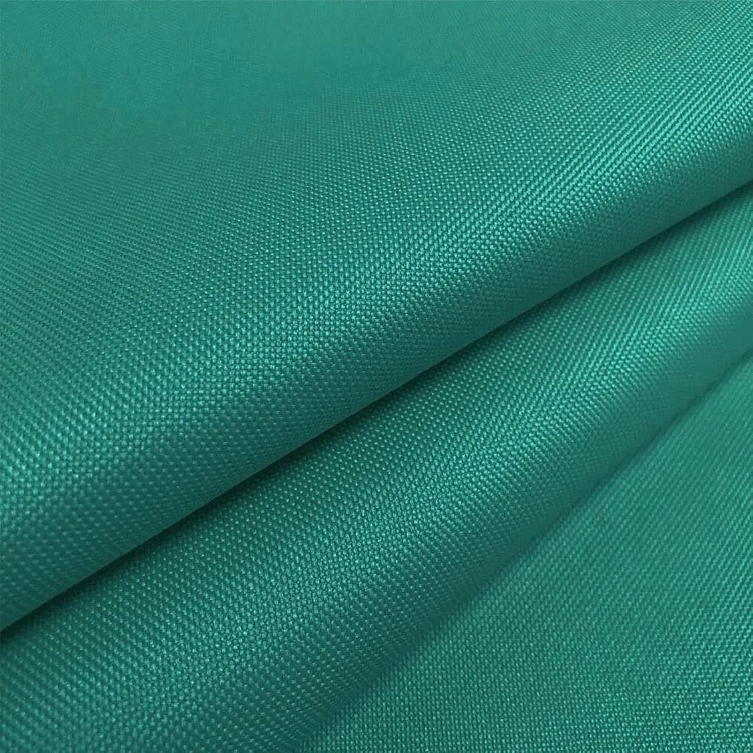 Waterproof Fabric by The Yard 600d Cordura Canvas Fabric 58 inch Wide for Indoor Outdoor Patio 5 Yards, Teal Green