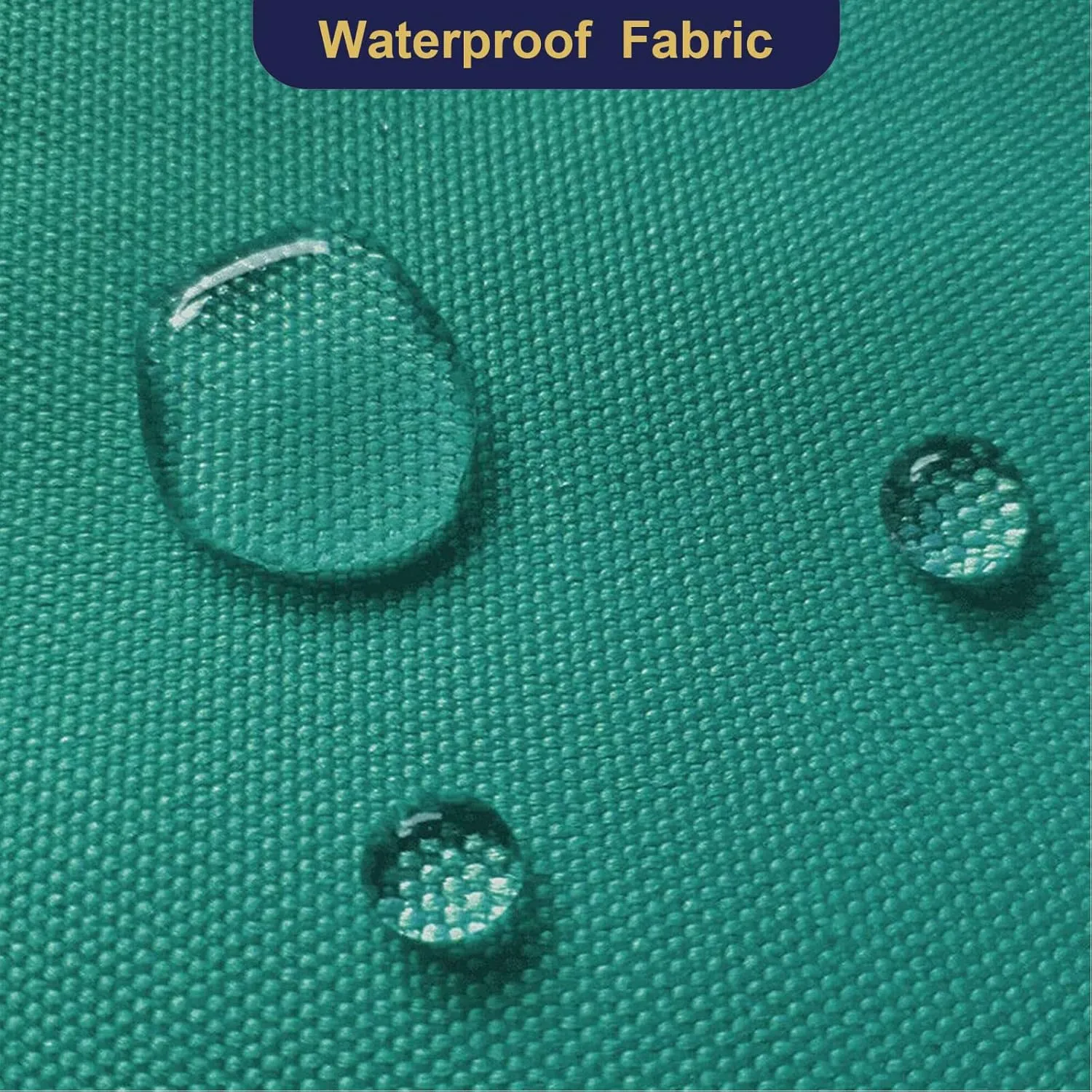 Waterproof Fabric by The Yard 600d Cordura Canvas Fabric 58 inch Wide for Indoor Outdoor Patio 5 Yards, Teal Green
