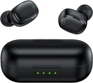Wireless Earbuds, Bluetooth 5.4 Headphones HiFi Stereo, only 3g Light-Weight compact Wireless Ear Buds, IPX6 Waterproof, Fast Charging Case, Bluetooth Earphones Compatible with iPhone & Android, Black