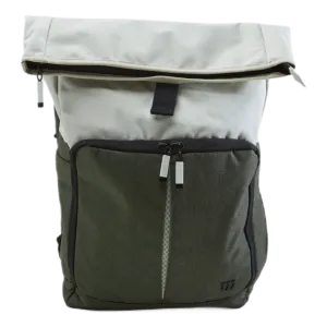 Women's Backpack Cream/forest Green/black