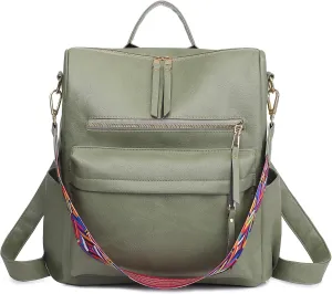Women's Fashion Backpack Purse for Women Leather Multipurpose Design Ladies Shoulder Bag Travel bag Satchel Handbags