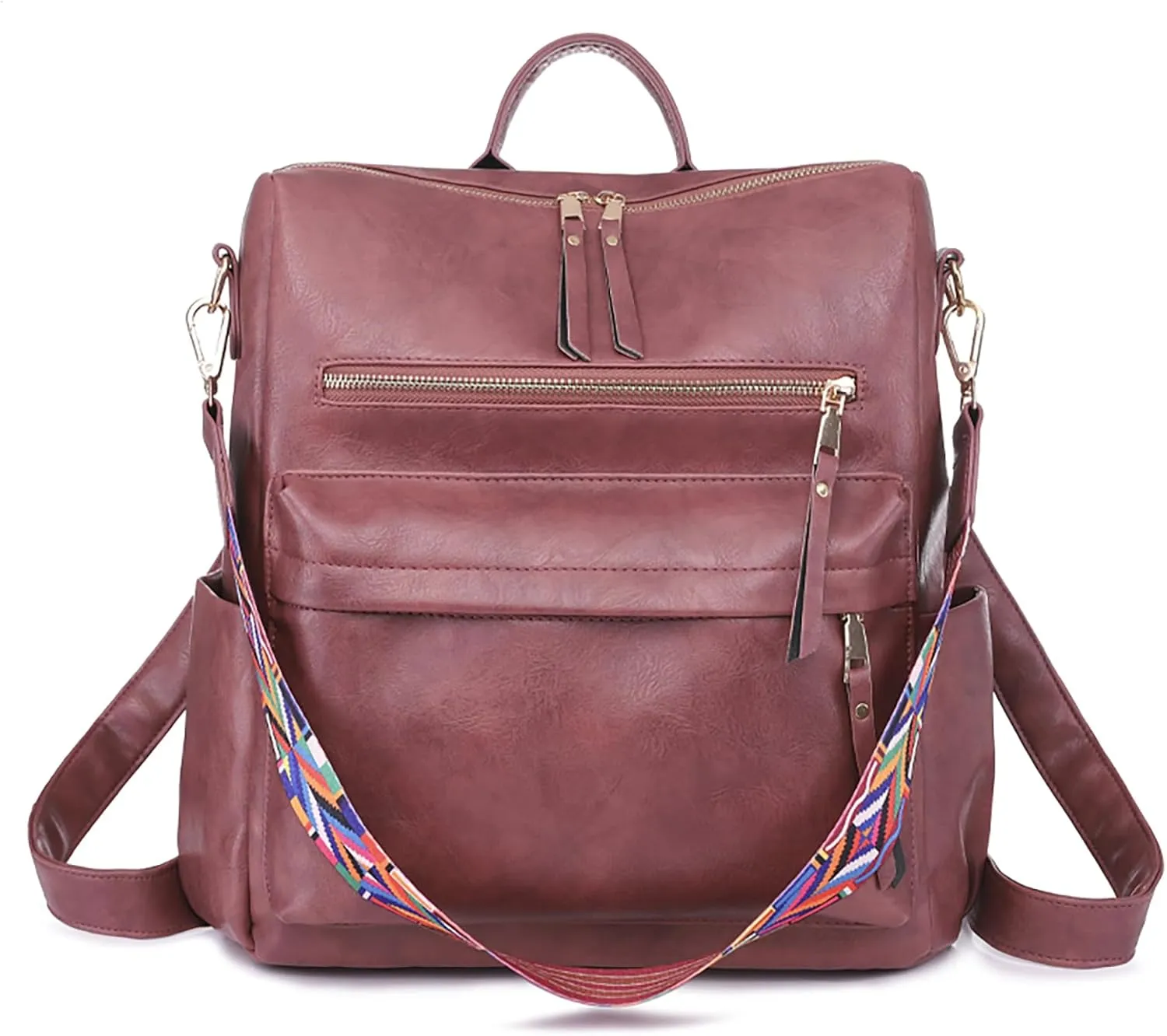 Women's Fashion Backpack Purse for Women Leather Multipurpose Design Ladies Shoulder Bag Travel bag Satchel Handbags