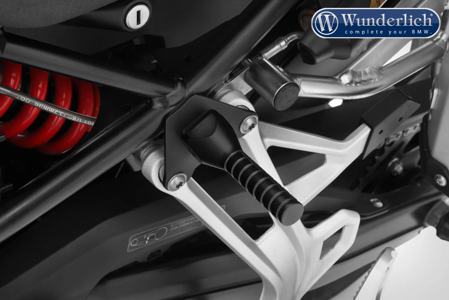 Wunderlich fold-away lifting handle - black