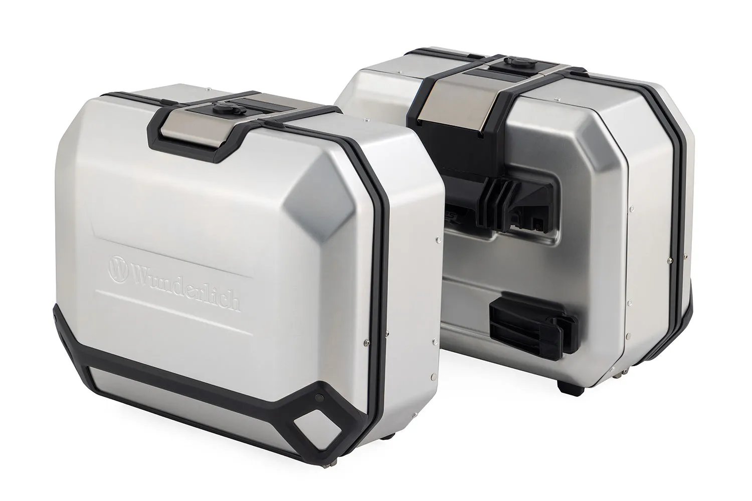 Wunderlich Suitcase Set X-CASE X36 Aluminium with programable lock - Set - silver