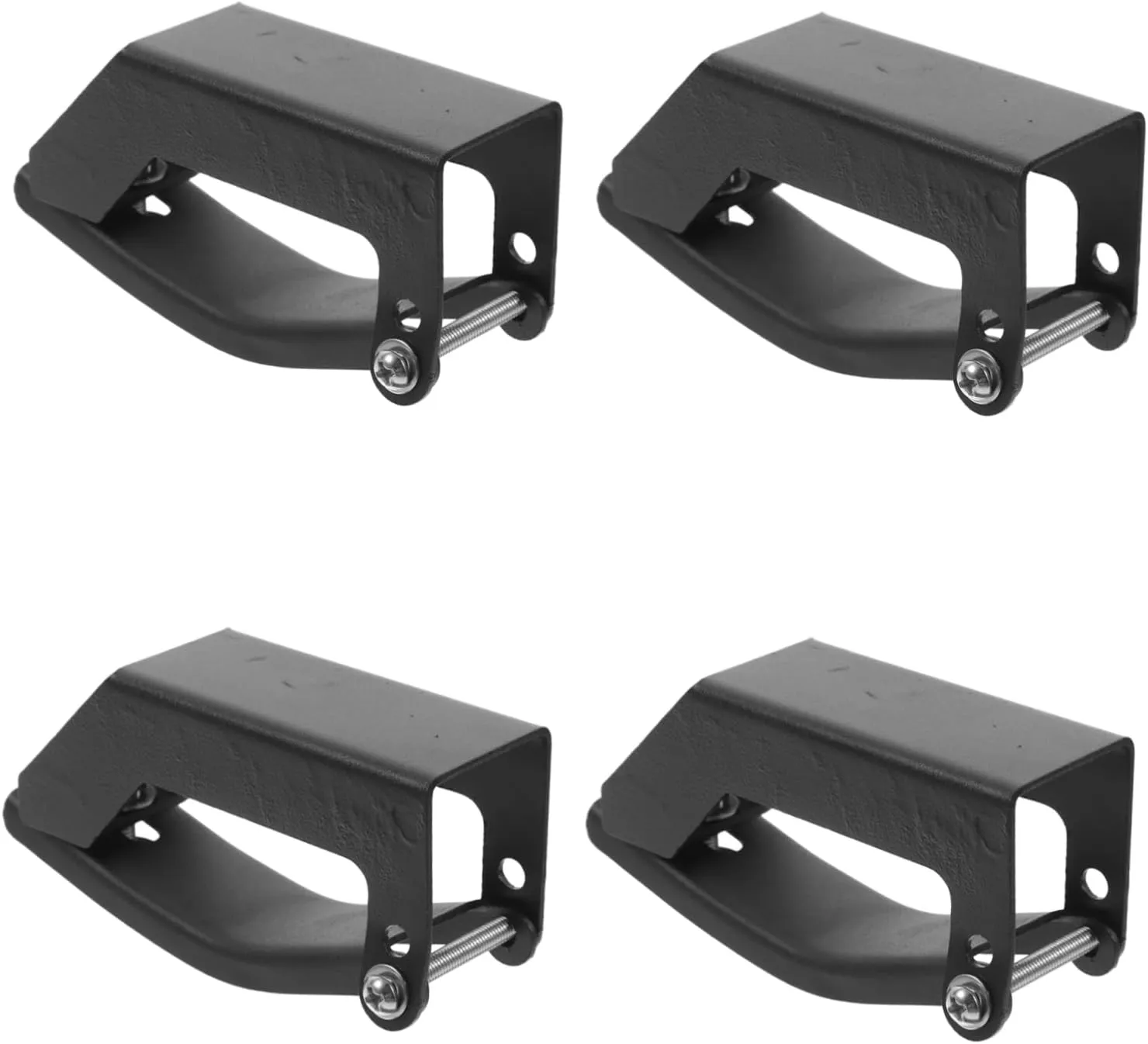 Zerodeko 4pcs Luggage Accessories Replacement Wheels for Luggage Roof Brackets Iron Replacement Luggage Wheel Black